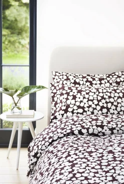 200 Thread Count Cotton Abstract Floral Duvet Cover Set*Jasper Conran Cheap