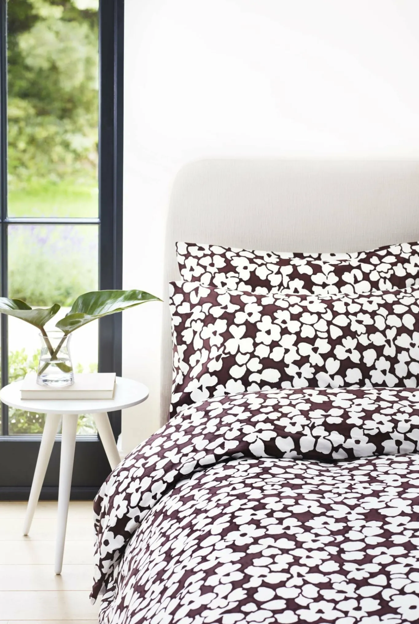 200 Thread Count Cotton Abstract Floral Pillowcase Pair*Jasper Conran Best Sale