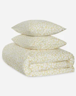 200 Thread Count Cotton Mini Leaves Duvet Cover Set*Jasper Conran Best Sale