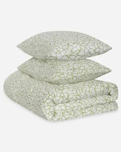 200 Thread Count Cotton Mini Leaves Duvet Cover Set*Jasper Conran Best Sale