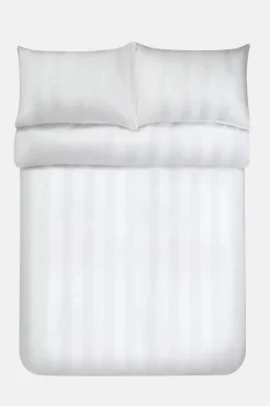 500 Thread Count Satin Stripe Duvet Cover*Jasper Conran Outlet