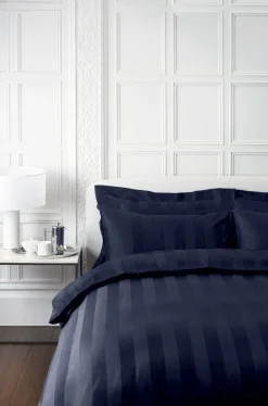 500 Thread Count Satin Stripe Pillow Case*Jasper Conran Clearance