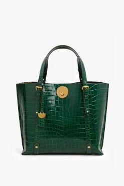 Alexis Leather Croc Grab Tote Bag*Jasper Conran Shop