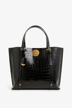 Alexis Leather Croc Grab Tote Bag*Jasper Conran Shop