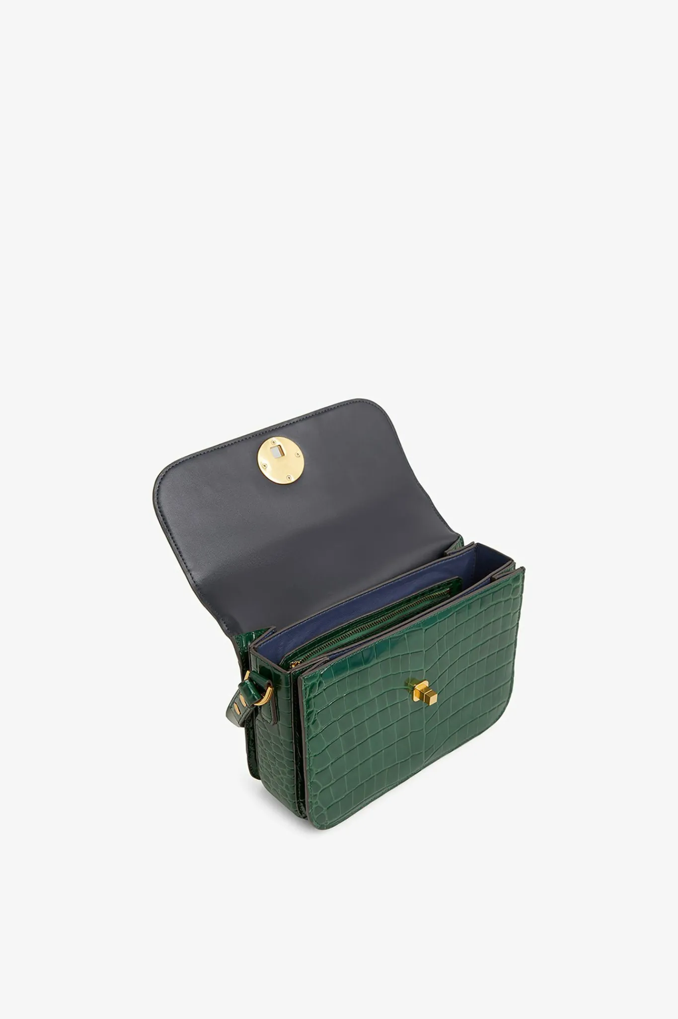 Alexis Leather Flap Over Body Bag*Jasper Conran Discount