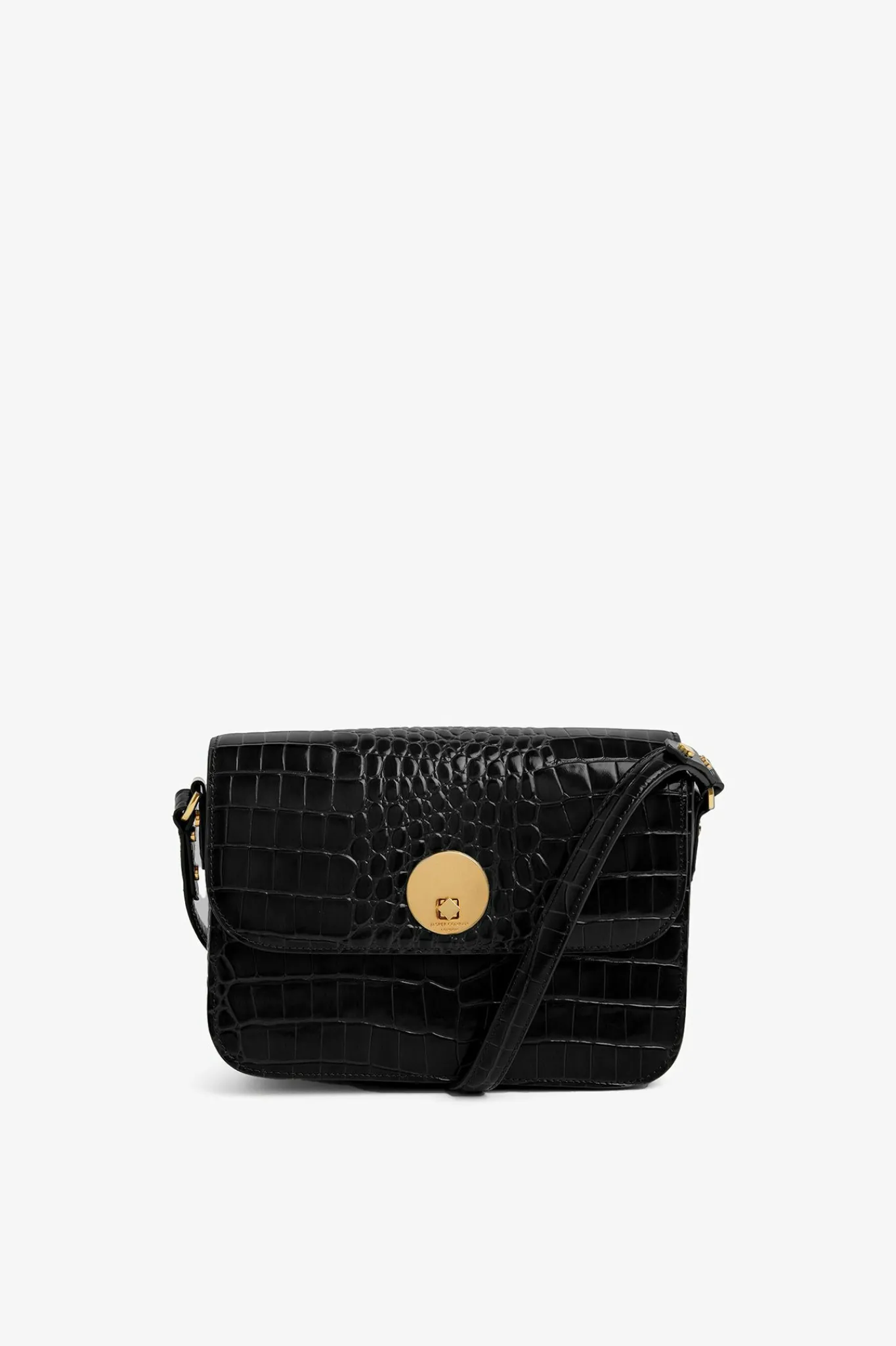 Alexis Leather Flap Over Body Bag*Jasper Conran Discount