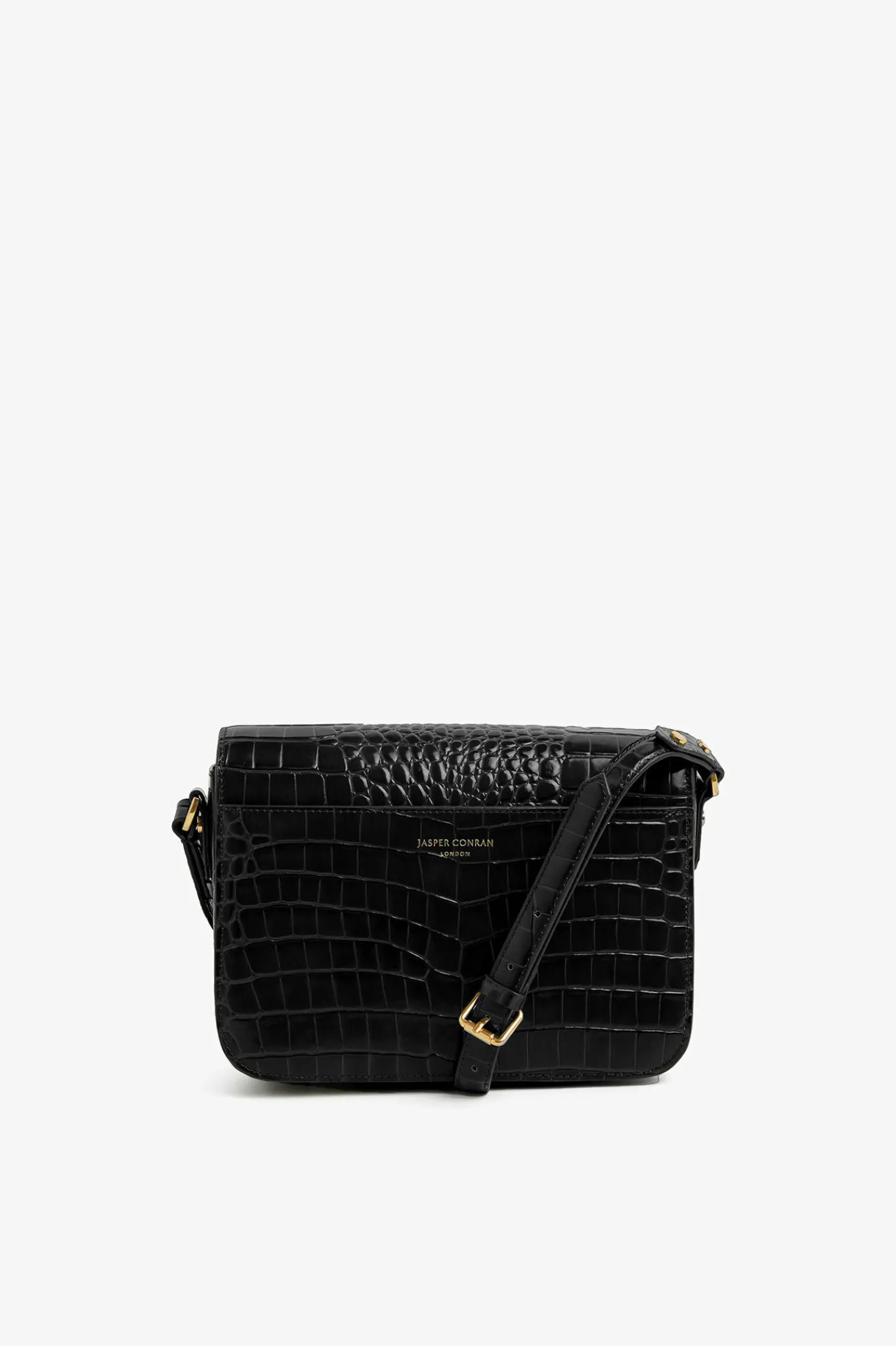 Alexis Leather Flap Over Body Bag*Jasper Conran Discount