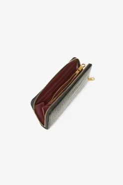 Alexis Leather Large Croc Zip Round Purse*Jasper Conran Flash Sale