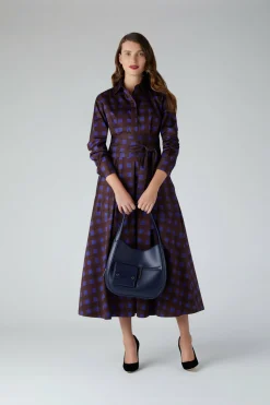 Blythe Checkered Full Skirt Shirt Dress*Jasper Conran Flash Sale