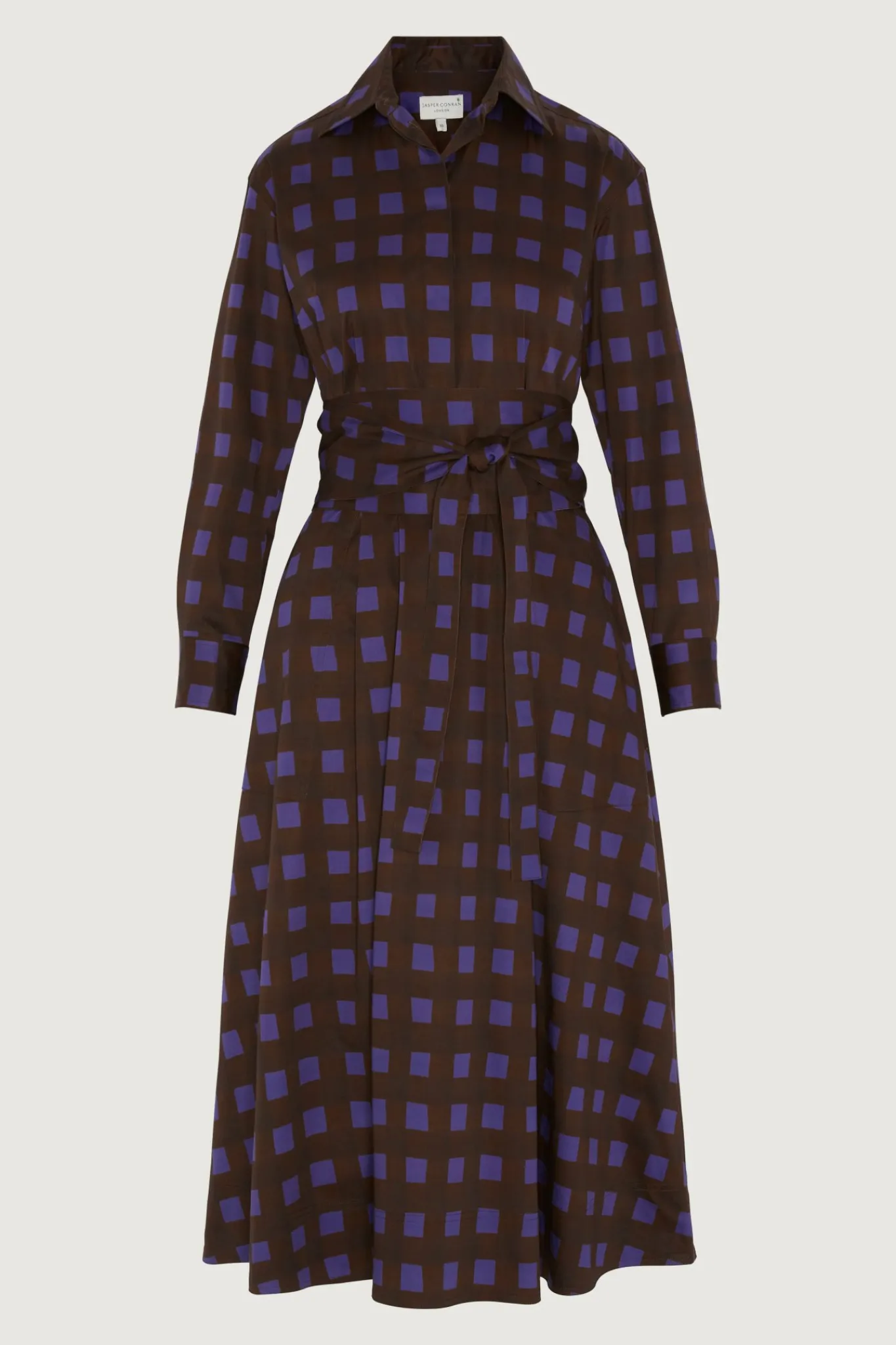 Blythe Checkered Full Skirt Shirt Dress*Jasper Conran Flash Sale