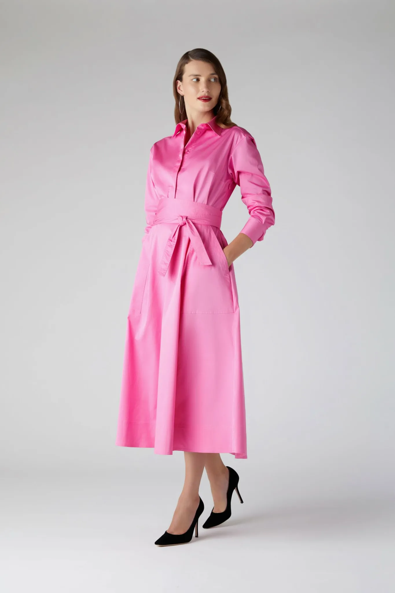 Blythe Full Skirt Shirt Dress*Jasper Conran Clearance