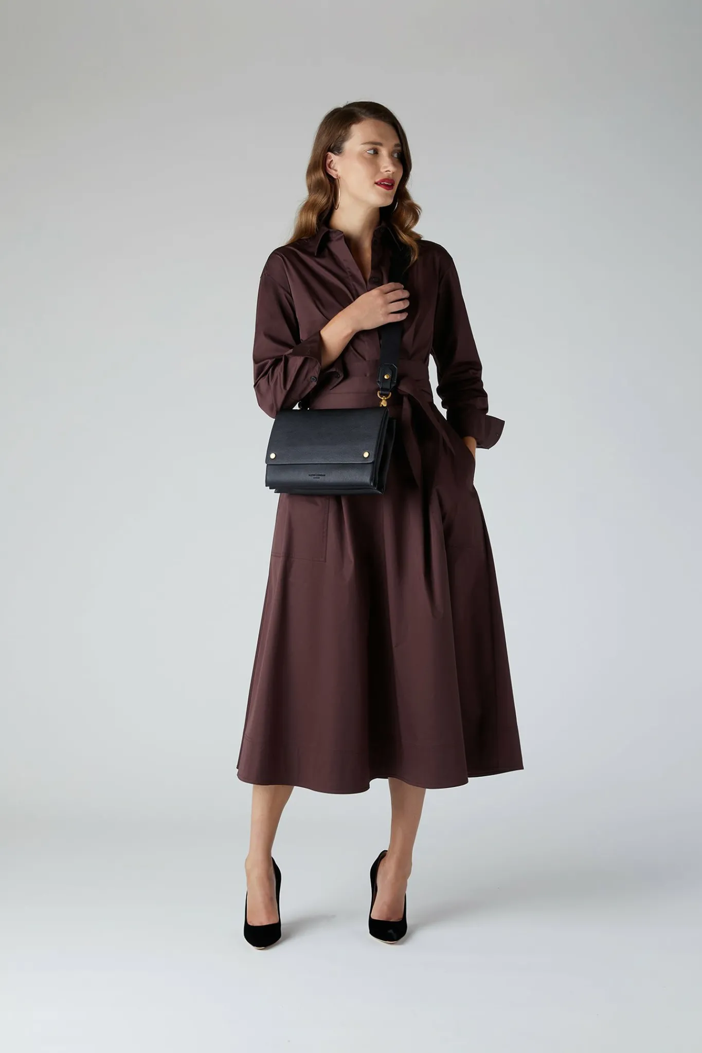 Blythe Full Skirt Shirt Dress*Jasper Conran Cheap