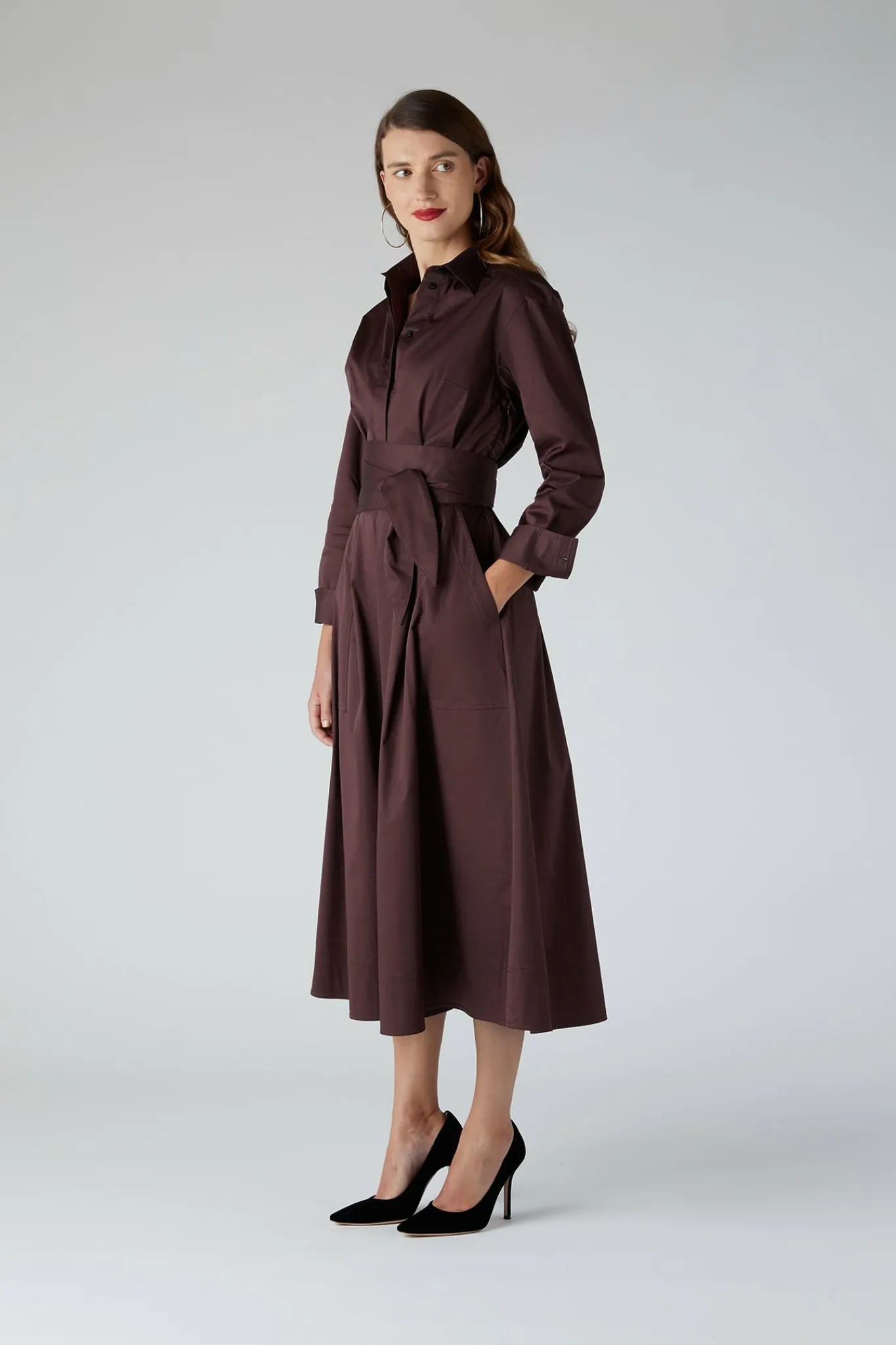 Blythe Full Skirt Shirt Dress*Jasper Conran Cheap