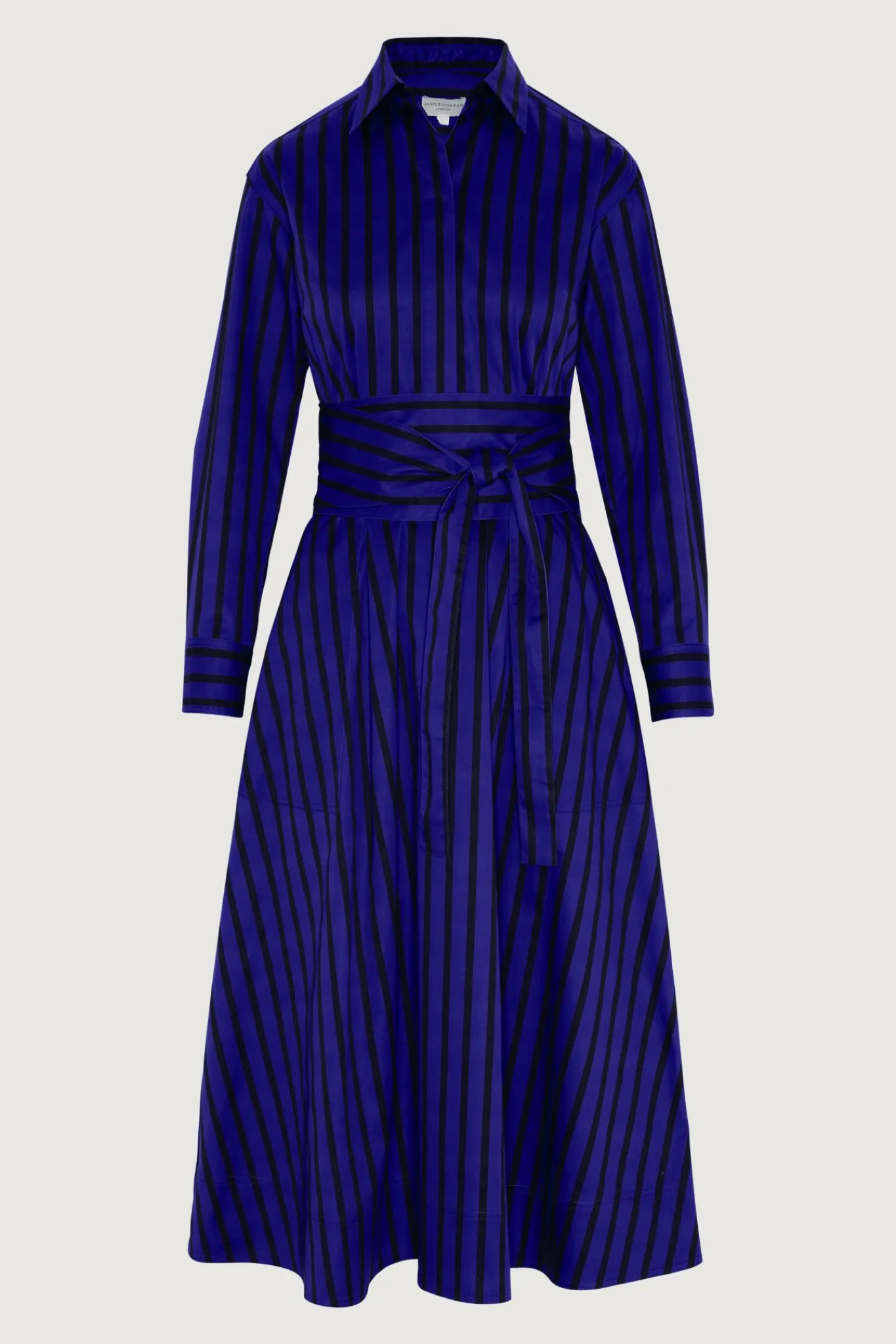 Blythe Stripe Full Skirt Shirt Dress*Jasper Conran New