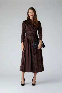 Blythe Stripe Full Skirt Shirt Dress*Jasper Conran Fashion