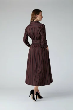Blythe Stripe Full Skirt Shirt Dress*Jasper Conran Sale