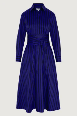 Blythe Stripe Full Skirt Shirt Dress*Jasper Conran Sale
