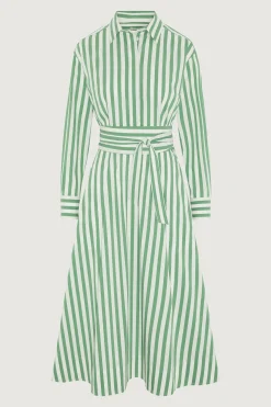 Blythe Striped Full Skirt Shirt Dress*Jasper Conran Online