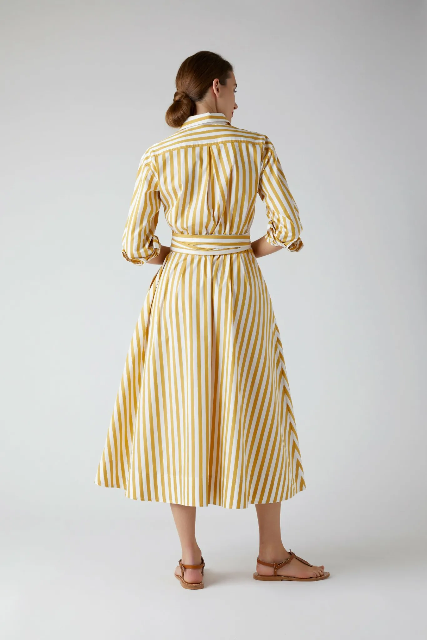 Blythe Striped Full Skirt Shirt Dress*Jasper Conran Shop
