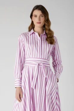 Blythe Striped Full Skirt Shirt Dress*Jasper Conran Shop