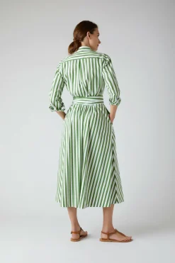 Blythe Striped Full Skirt Shirt Dress*Jasper Conran Shop