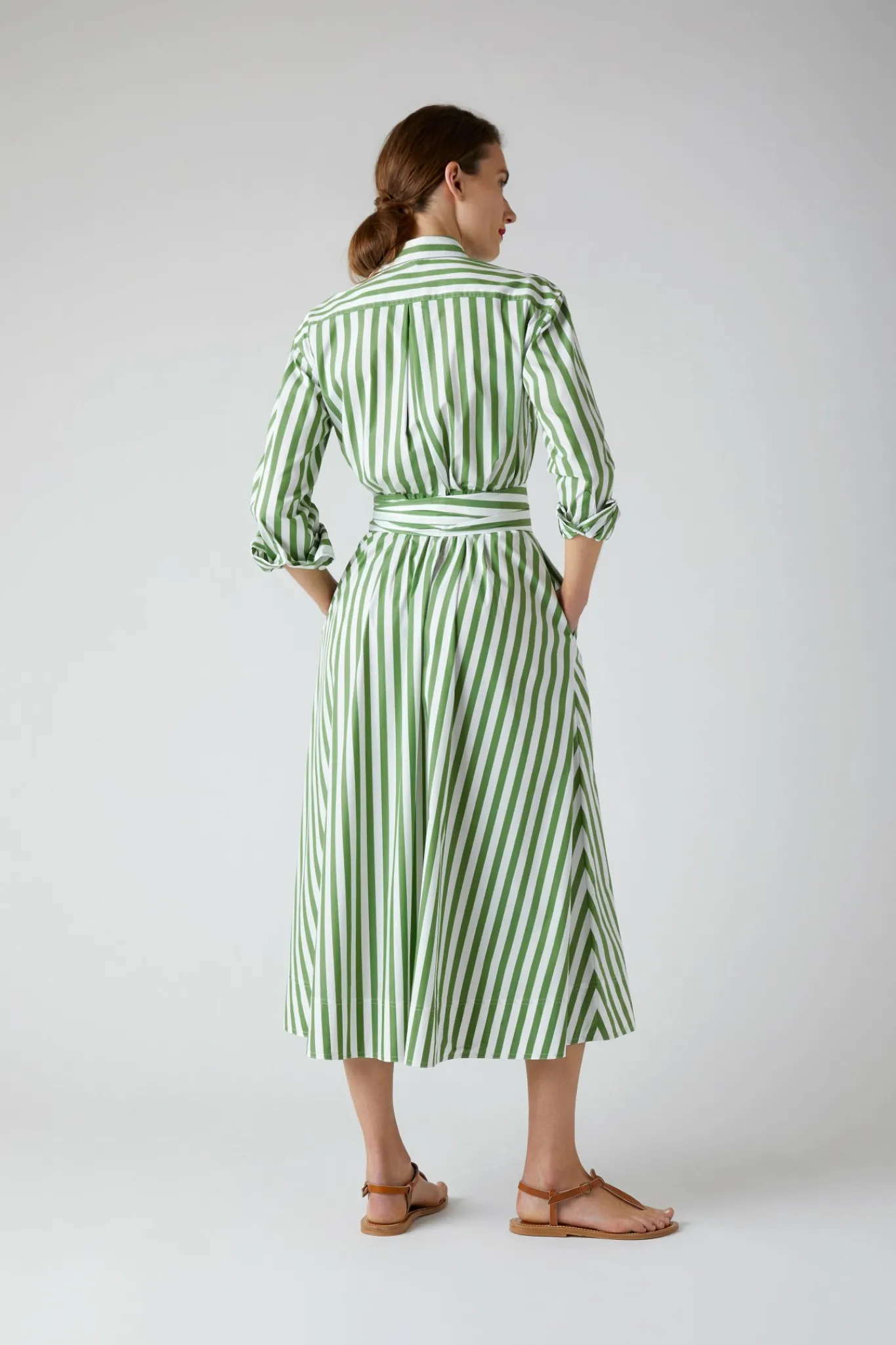 Blythe Striped Full Skirt Shirt Dress*Jasper Conran Shop