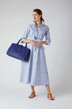 Blythe Striped Full Skirt Shirt Dress*Jasper Conran Outlet