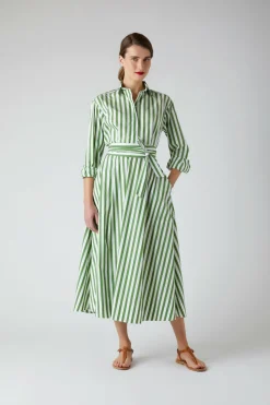 Blythe Striped Full Skirt Shirt Dress*Jasper Conran Outlet