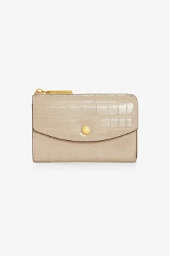 Brianna Croc Medium Zip Around Purse*Jasper Conran New