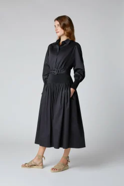 Carrie Shirred Waist Shirt Dress*Jasper Conran Cheap