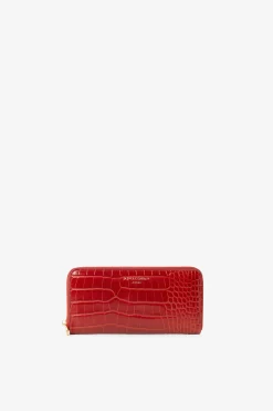 Celia Leather Croc Large Purse*Jasper Conran Cheap