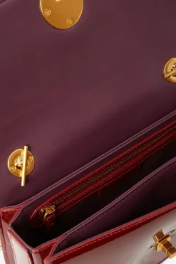 Celia Leather Patent Chain Strap Evening Bag*Jasper Conran New