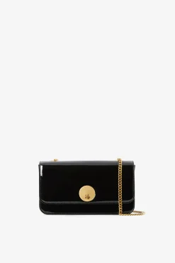 Celia Leather Patent Chain Strap Evening Bag*Jasper Conran New
