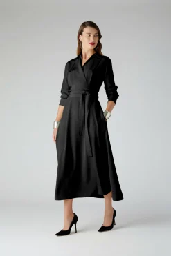 Celia Silk Full Skirt Shirt Dress*Jasper Conran Best