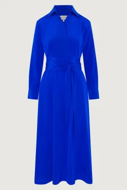 Celia Silk Full Skirt Shirt Dress*Jasper Conran Best