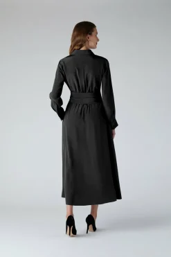 Celia Silk Full Skirt Shirt Dress*Jasper Conran New