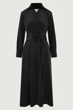 Celia Silk Full Skirt Shirt Dress*Jasper Conran New