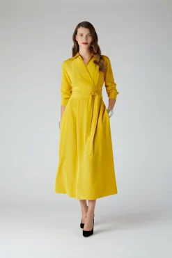 Celia Silk Full Skirt Shirt Dress*Jasper Conran New