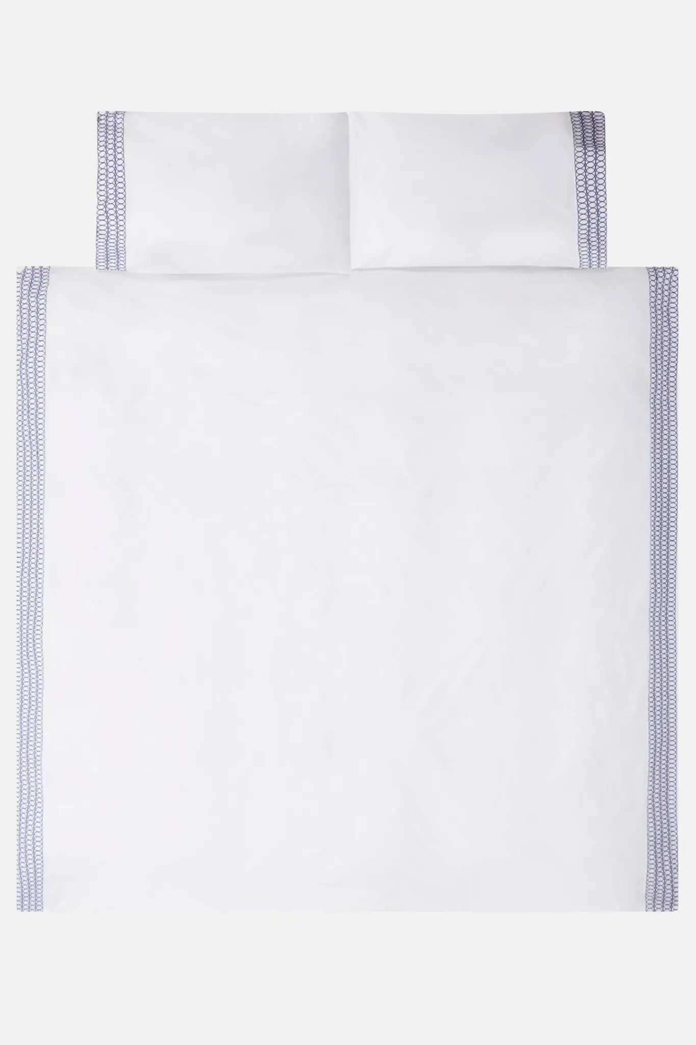 Circles Embroidered Border Duvet Cover*Jasper Conran Outlet