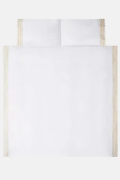 Circles Embroidered Border Duvet Cover*Jasper Conran Clearance