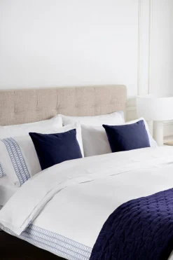 Circles Embroidered Border Duvet Cover*Jasper Conran Clearance