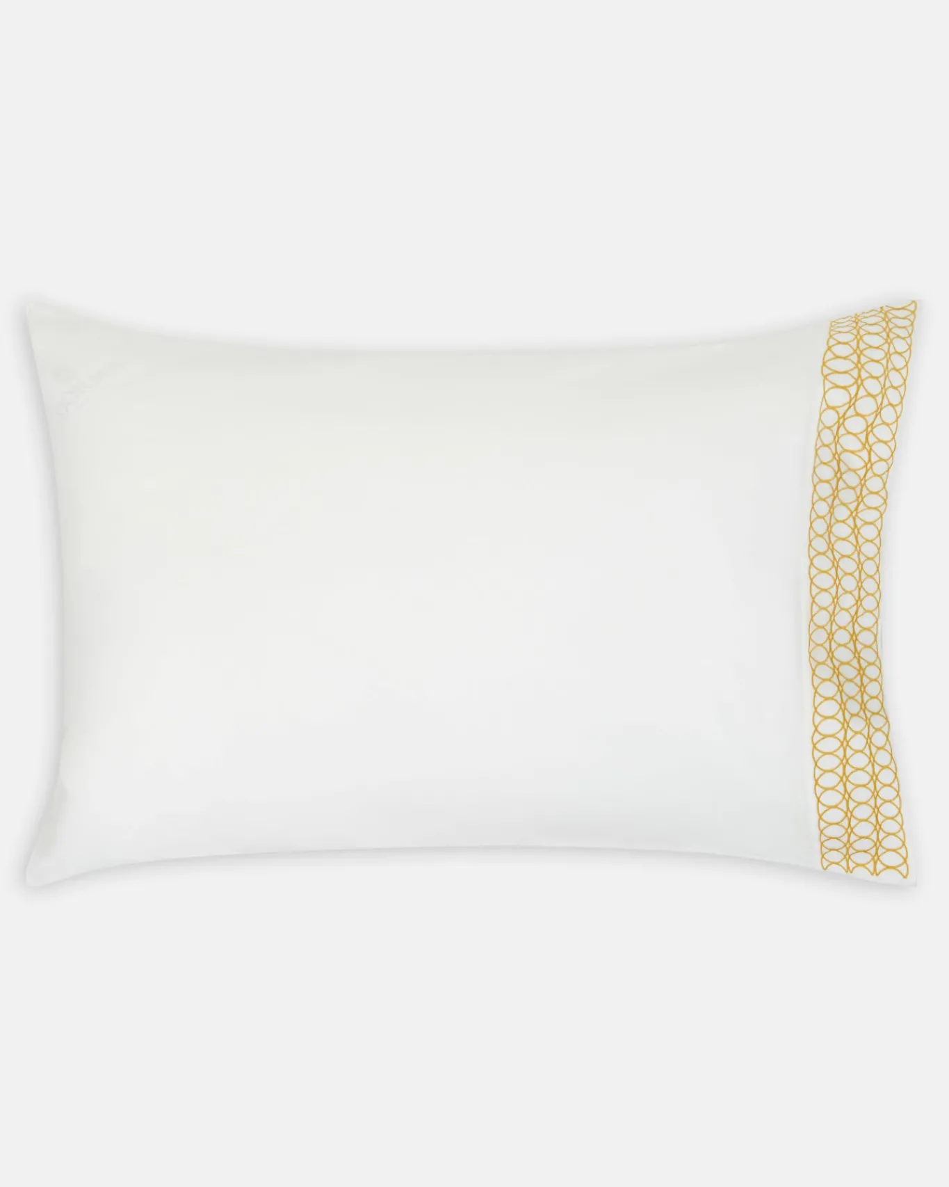 Circles Embroidered Border Pillow Case*Jasper Conran Clearance