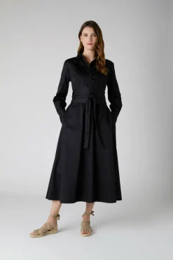 Clemence Collared A-Line Dress With Obi Belt*Jasper Conran Cheap