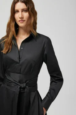 Clemence Collared A-Line Dress With Obi Belt*Jasper Conran Cheap