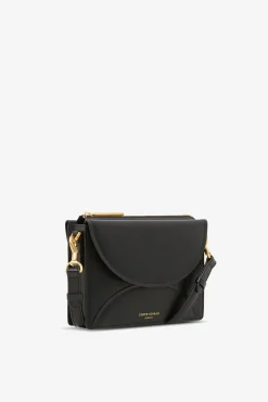 Darcey Leather Double Flap Cross Body Bag*Jasper Conran Fashion