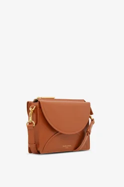 Darcey Leather Double Flap Cross Body Bag*Jasper Conran Fashion