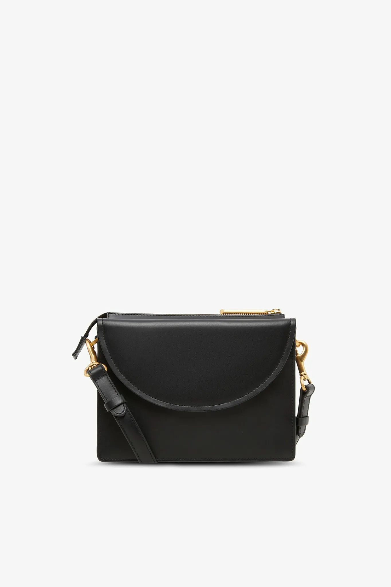 Darcey Leather Double Flap Cross Body Bag*Jasper Conran Best