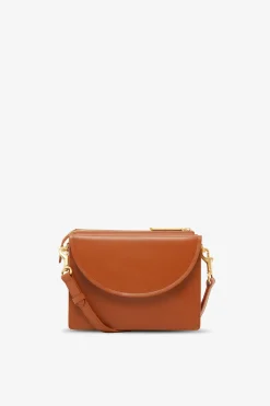Darcey Leather Double Flap Cross Body Bag*Jasper Conran Best
