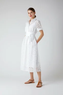 Daria Broderie A Line Dress*Jasper Conran Sale