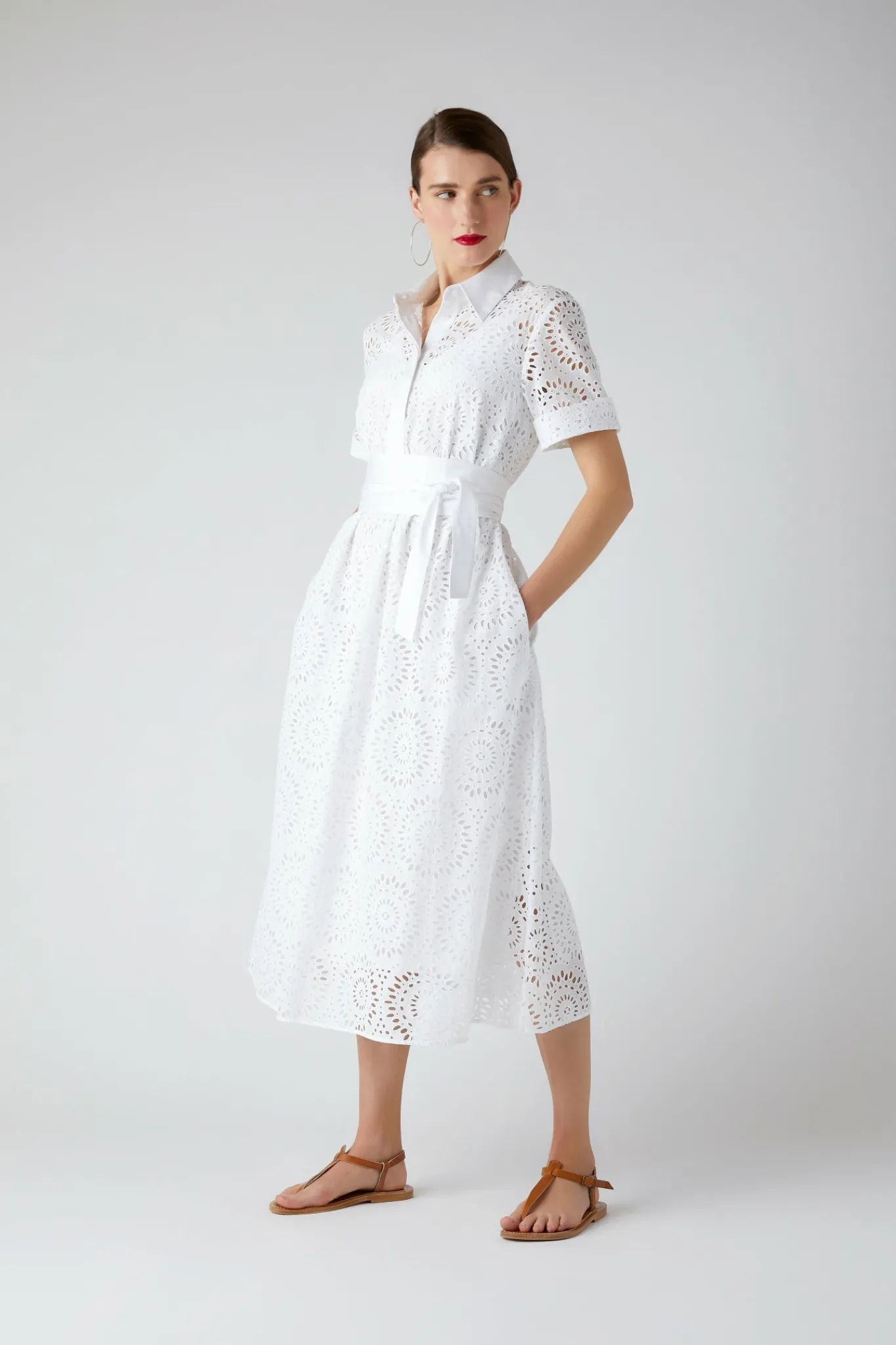 Daria Broderie A Line Dress*Jasper Conran Sale